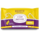 Safety Pet Exotic Refresh Salviette per Cane Gatto 40 Pezzi Mango con Olio di Neem 