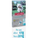 Antiparassitario Advantix Bayer  4-10 Kg