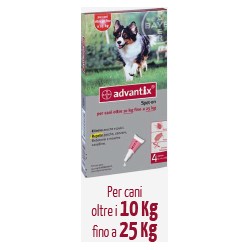 Antiparassitario Advantix Bayer  10-25 Kg